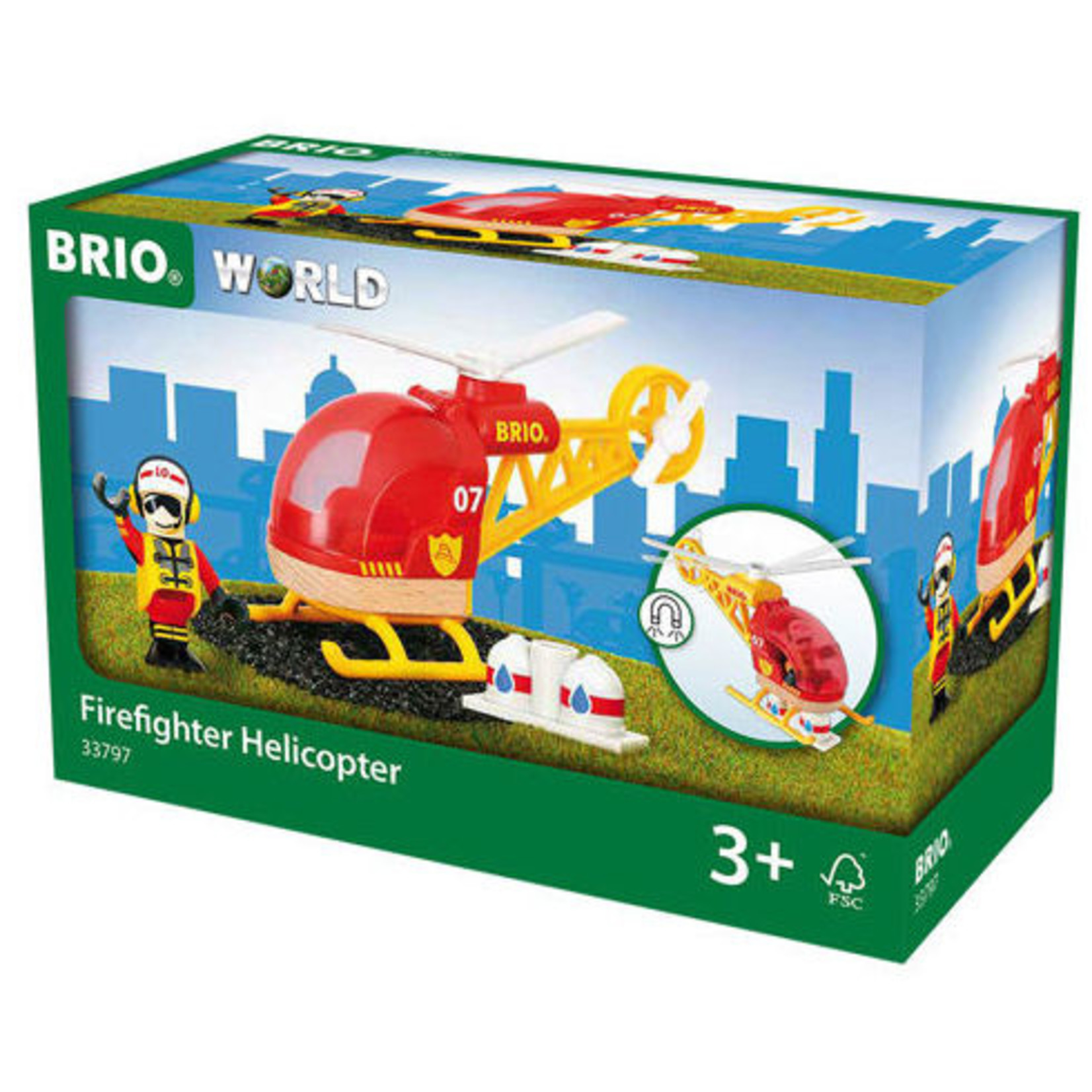 BRIO 33797 FIREFIGHTER HELICOPTER