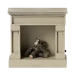 MAILEG FIREPLACE, VINTAGE OFF-WHITE, MOUSE