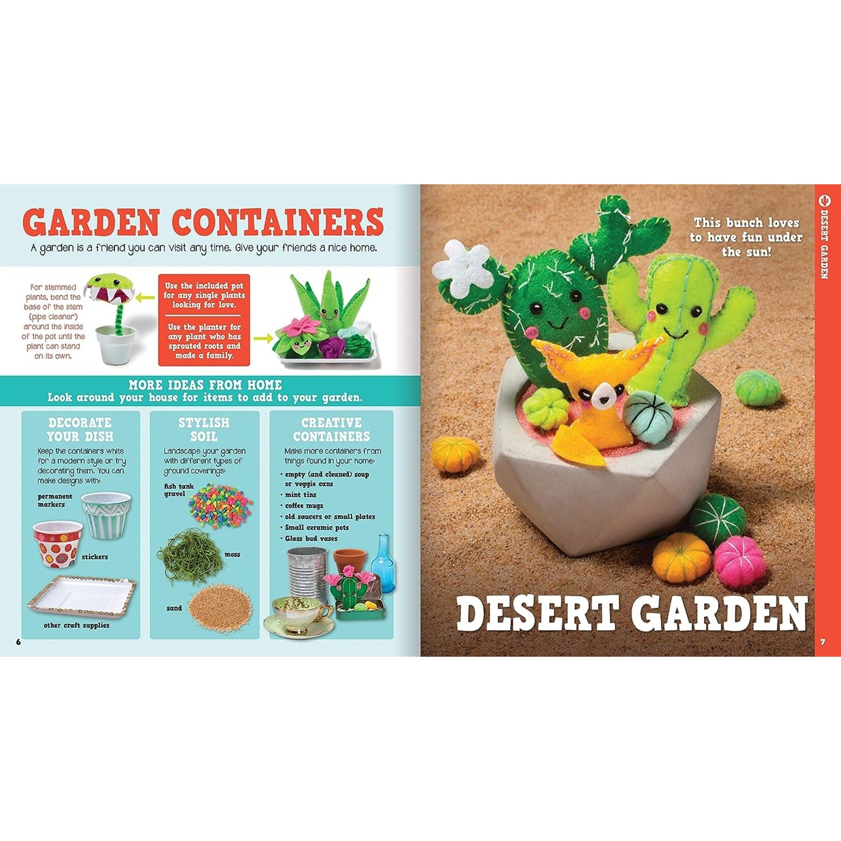 KLUTZ SEW MINI GARDENS