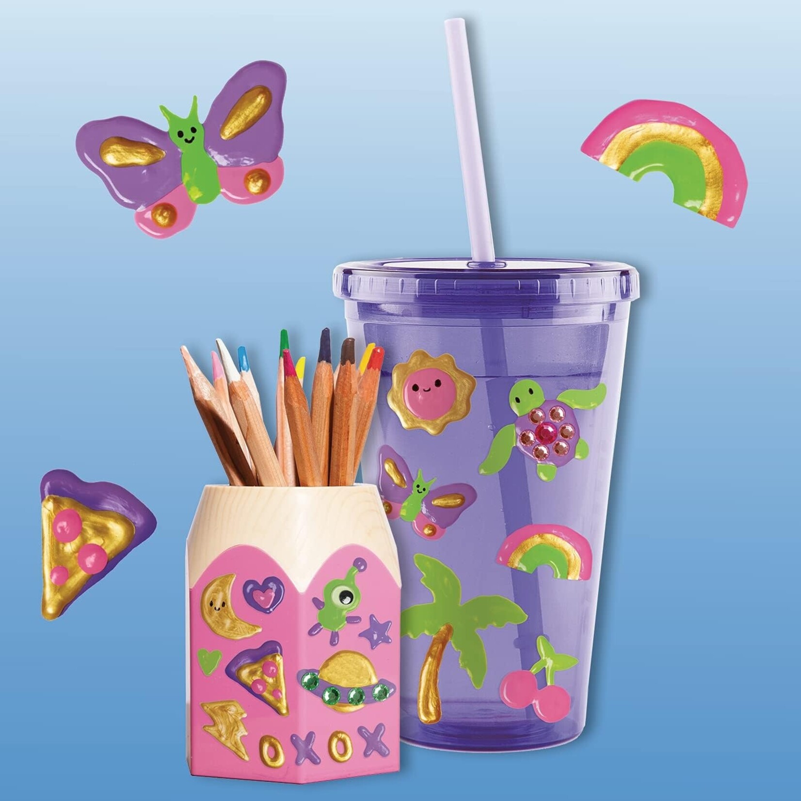 KLUTZ PAINT & PEEL JELLY STICKERS