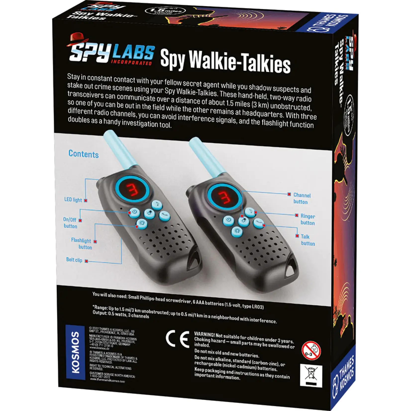 THAMES & KOSMOS Spy Labs: Spy Walkie-Talkies