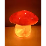 EGMONT EGMONT LAMP-  MEDIUM MUSHROOM RED  W/ PLUG