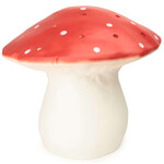 EGMONT LARGE MUSHROOM RED LAMP  W/ PLUG