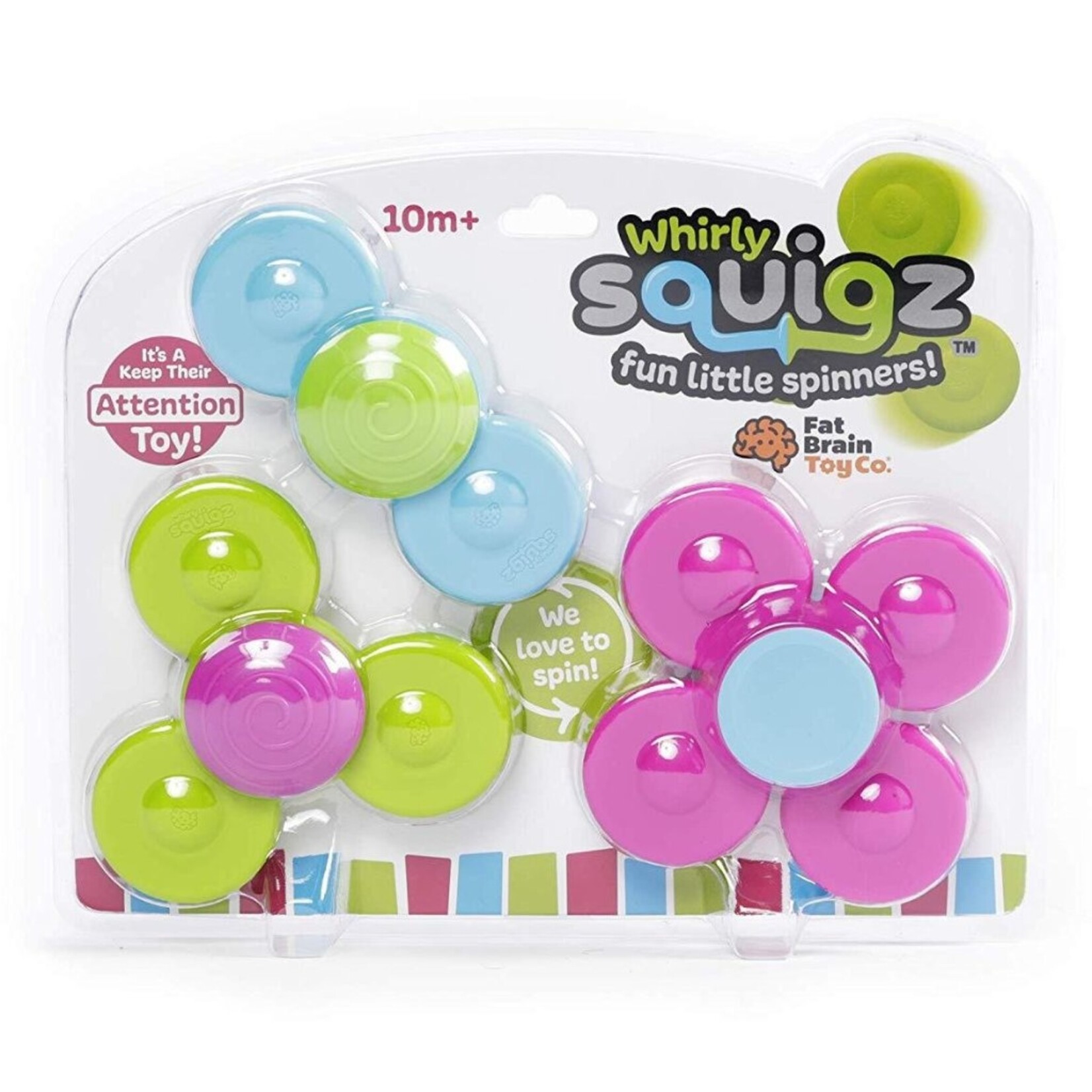 FAT BRAIN TOYS WHIRLY SQUIGZ