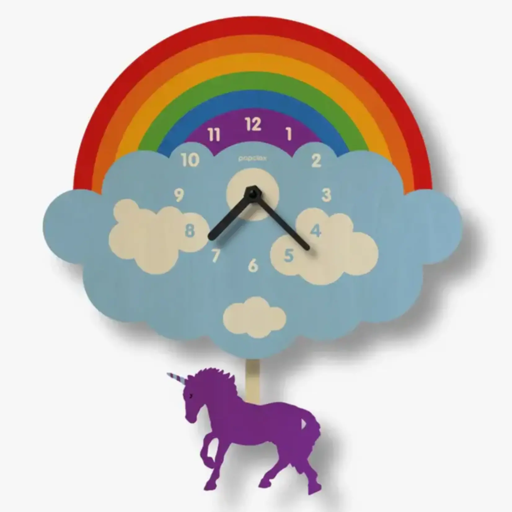 MODERN MOOSE CLOCK UNICORN