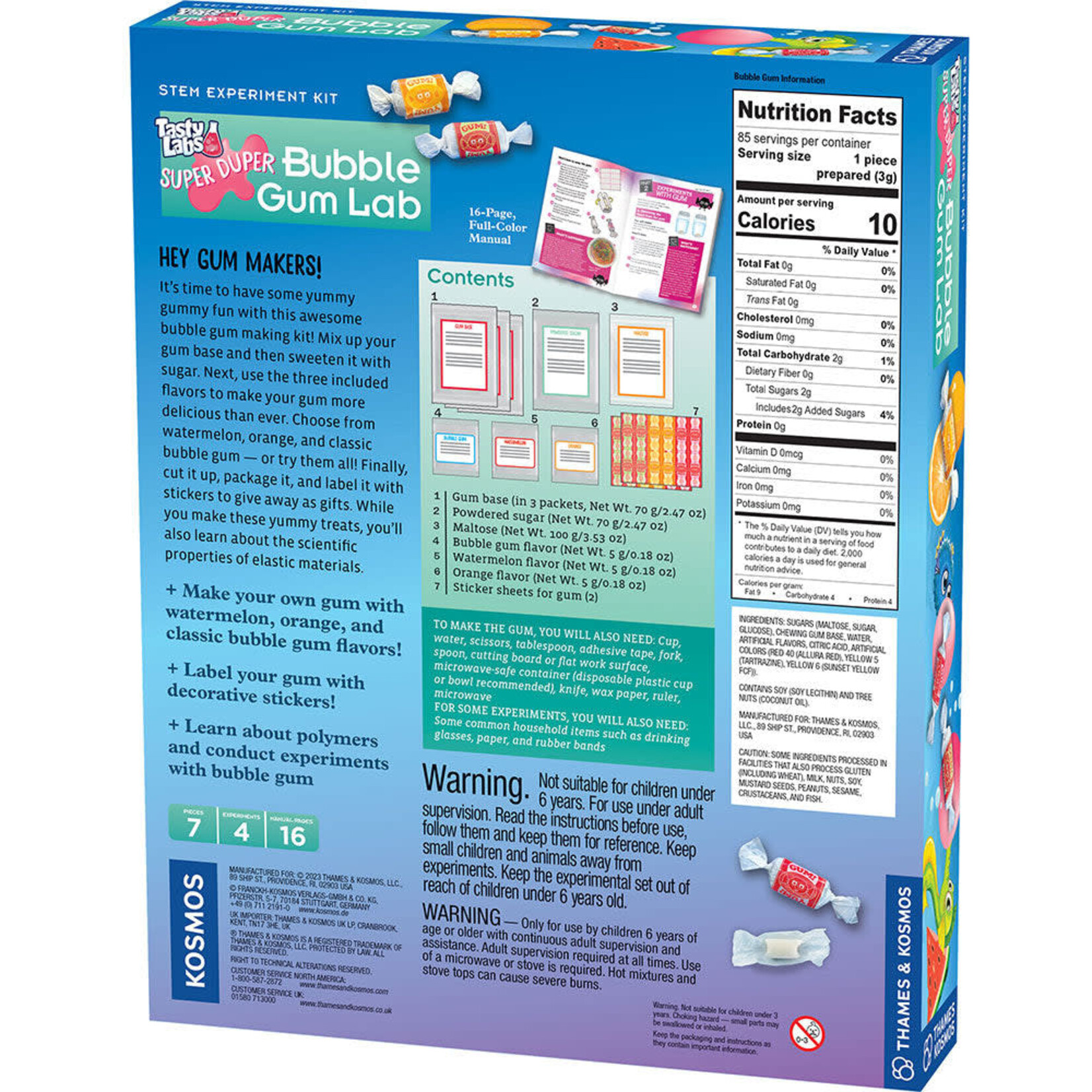 THAMES & KOSMOS Super Duper Bubble Gum Lab
