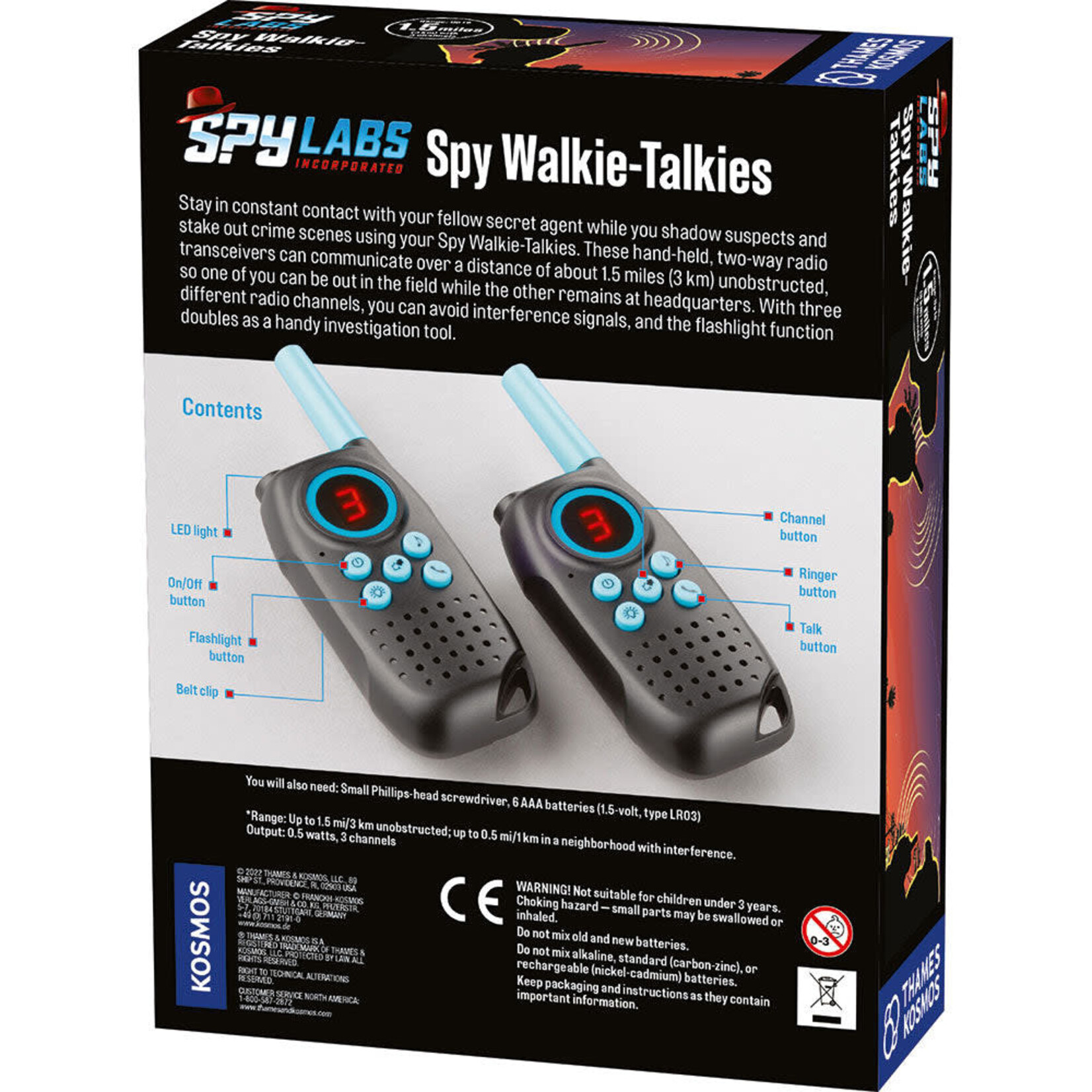 THAMES & KOSMOS Spy Labs: Spy Walkie-Talkies