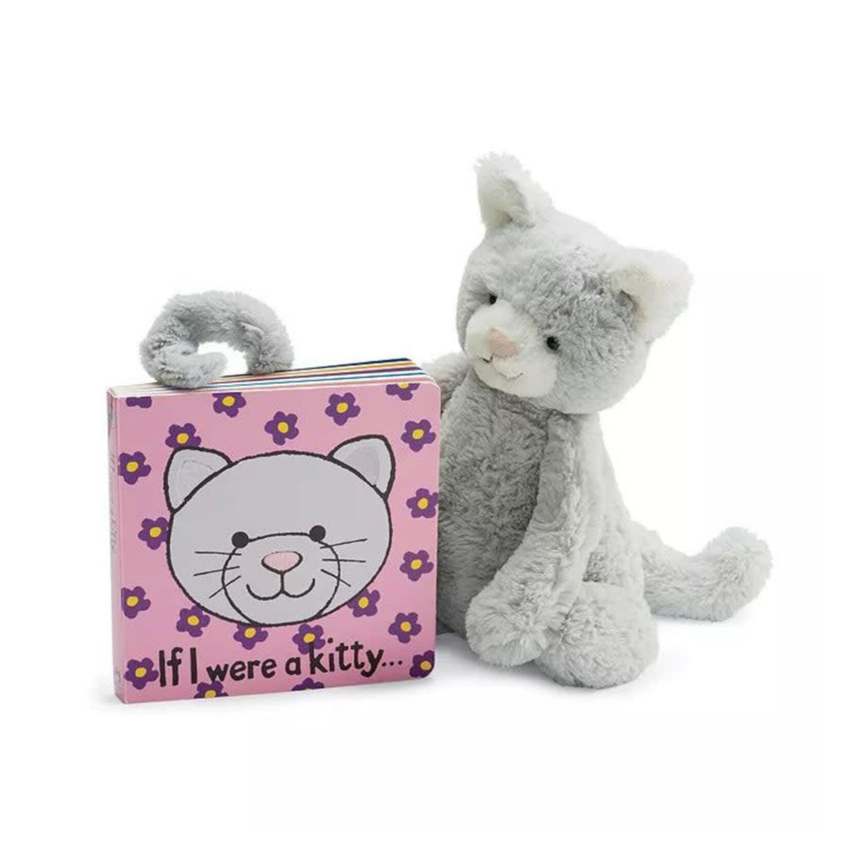 JELLYCAT If I Were a Kitty Book Grey