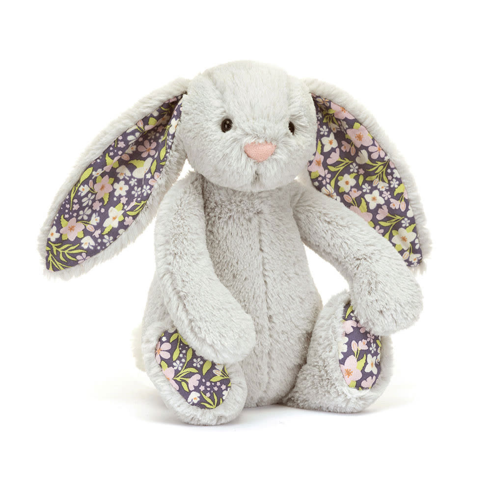  ブロッサムバニー スモール Blossom Silver (Grey) Bunny 'Bloom' Little - Land Of Oz Toys and Gifts