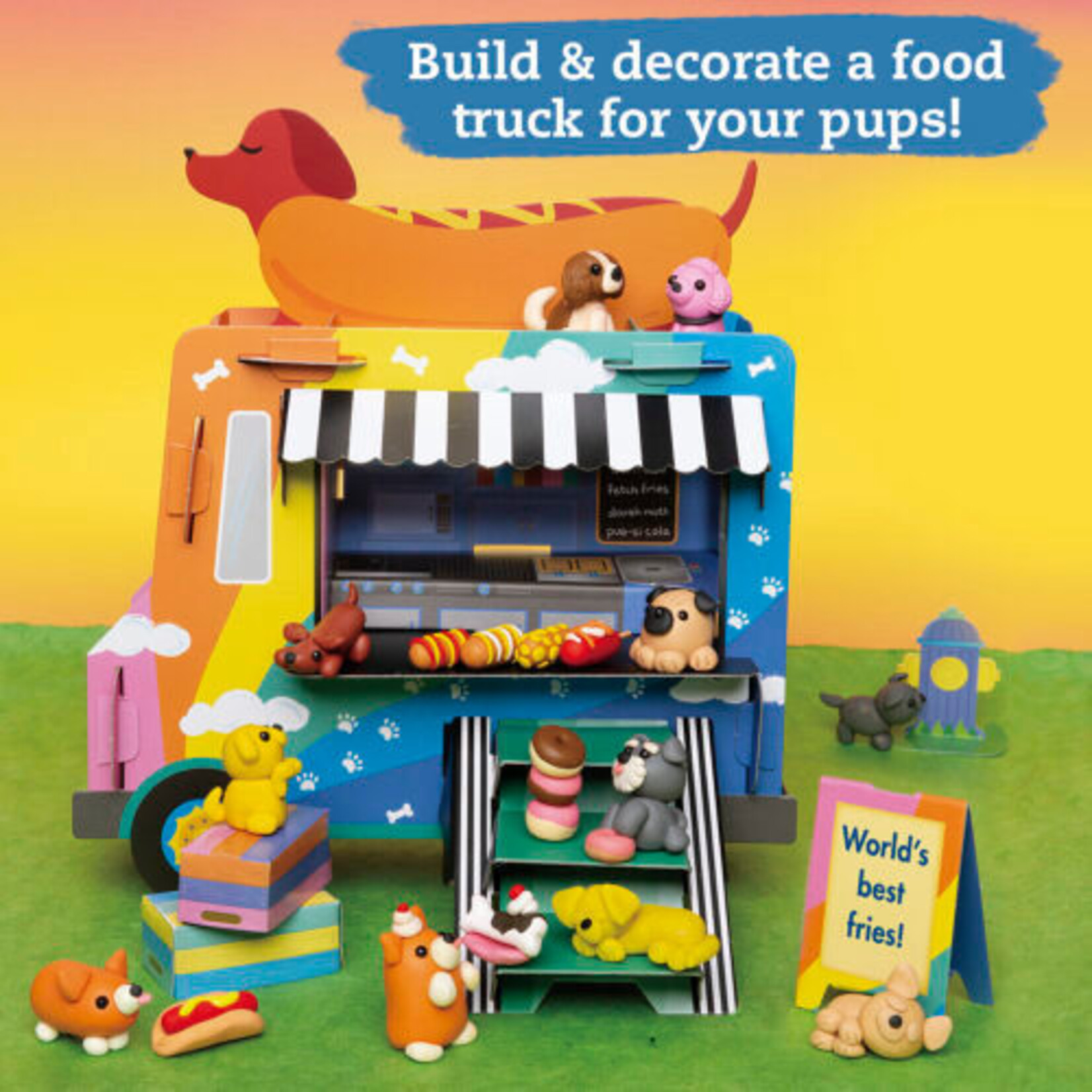 KLUTZ Mini Clay World Puppy Treat Truck