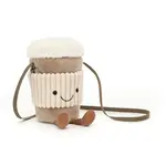 JELLYCAT Amuseables Perkle Coffee Shoulder Bag
