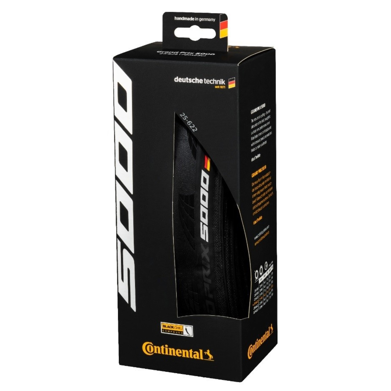 Continental GRAND PRIX 5000 BLK BLKCHILI