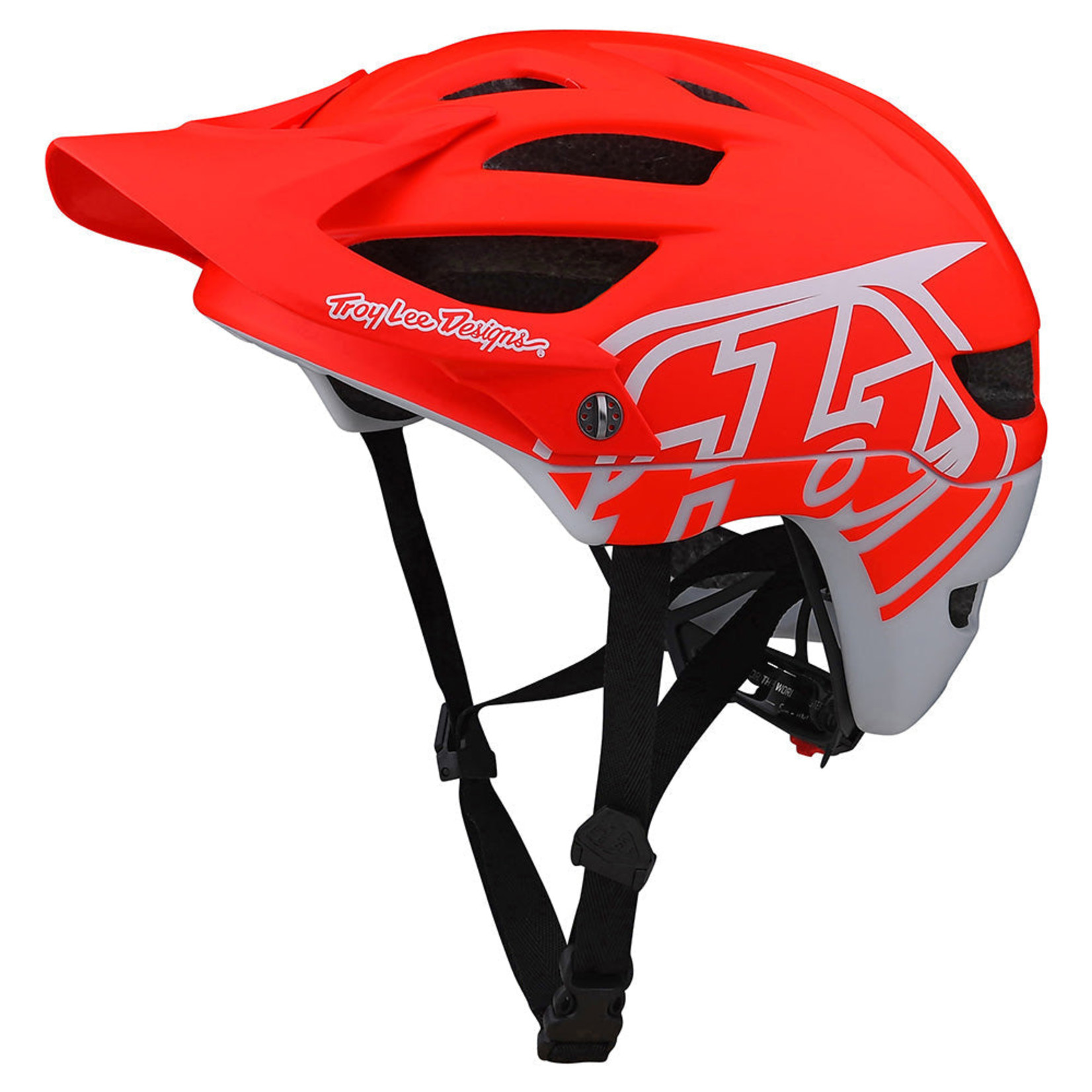 Troy Lee Designs YOUTH A1 HELMET; DRONE RED OS