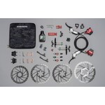 SRAM SRAM, Maven Ultimate Stealth Expert, MTB Hydraulic Disc Brake, Pair, Post mount, Red, Kit