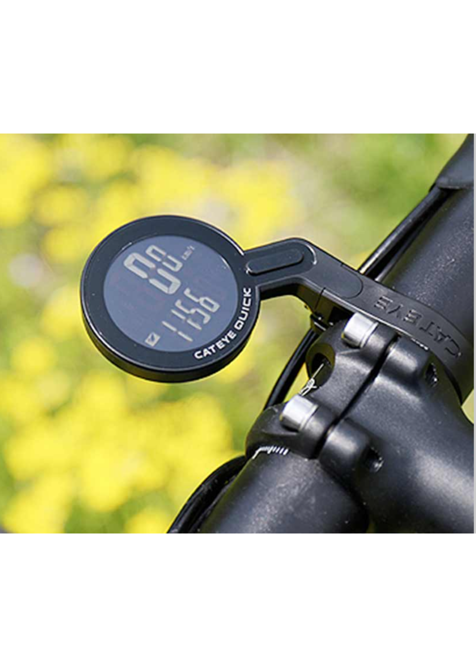 CatEye CatEye, Quick, Cyclomètre, GPS: Non, Cardio: Non, Cadence: Non, Noir