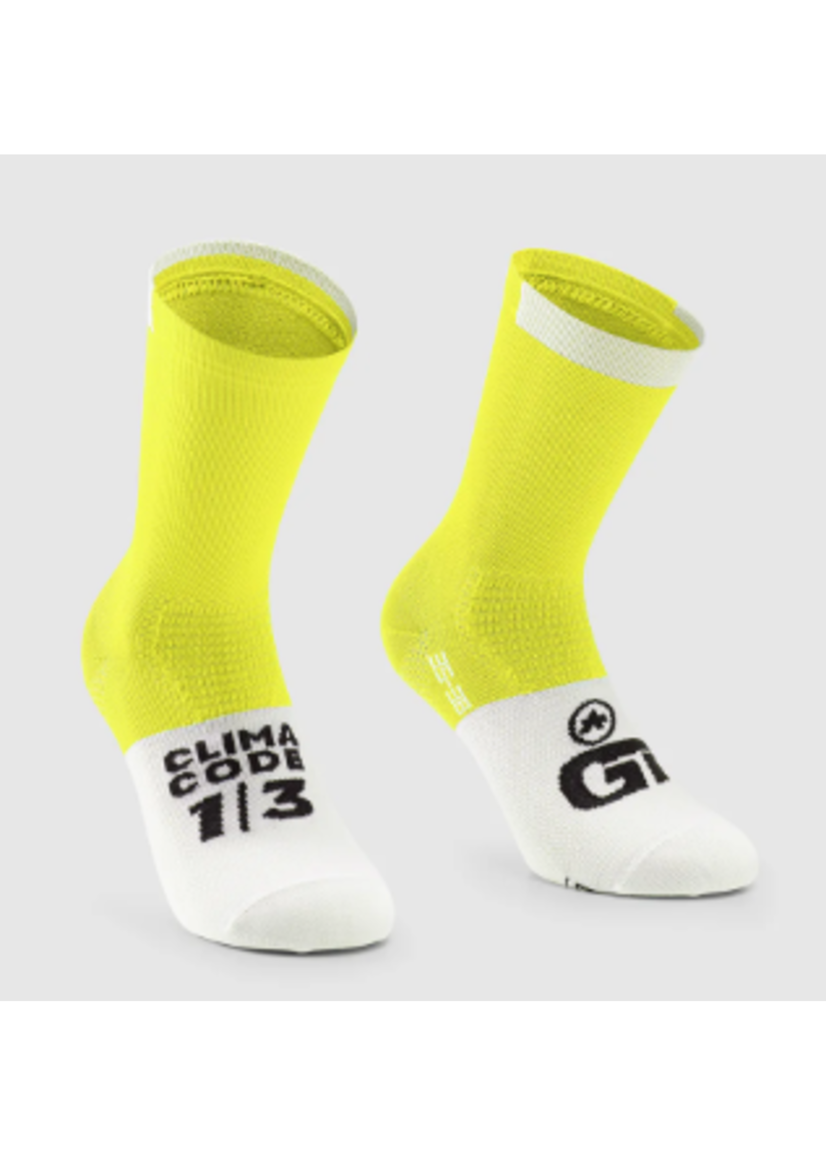 Assos GT Socks C2 Optic Yellow II