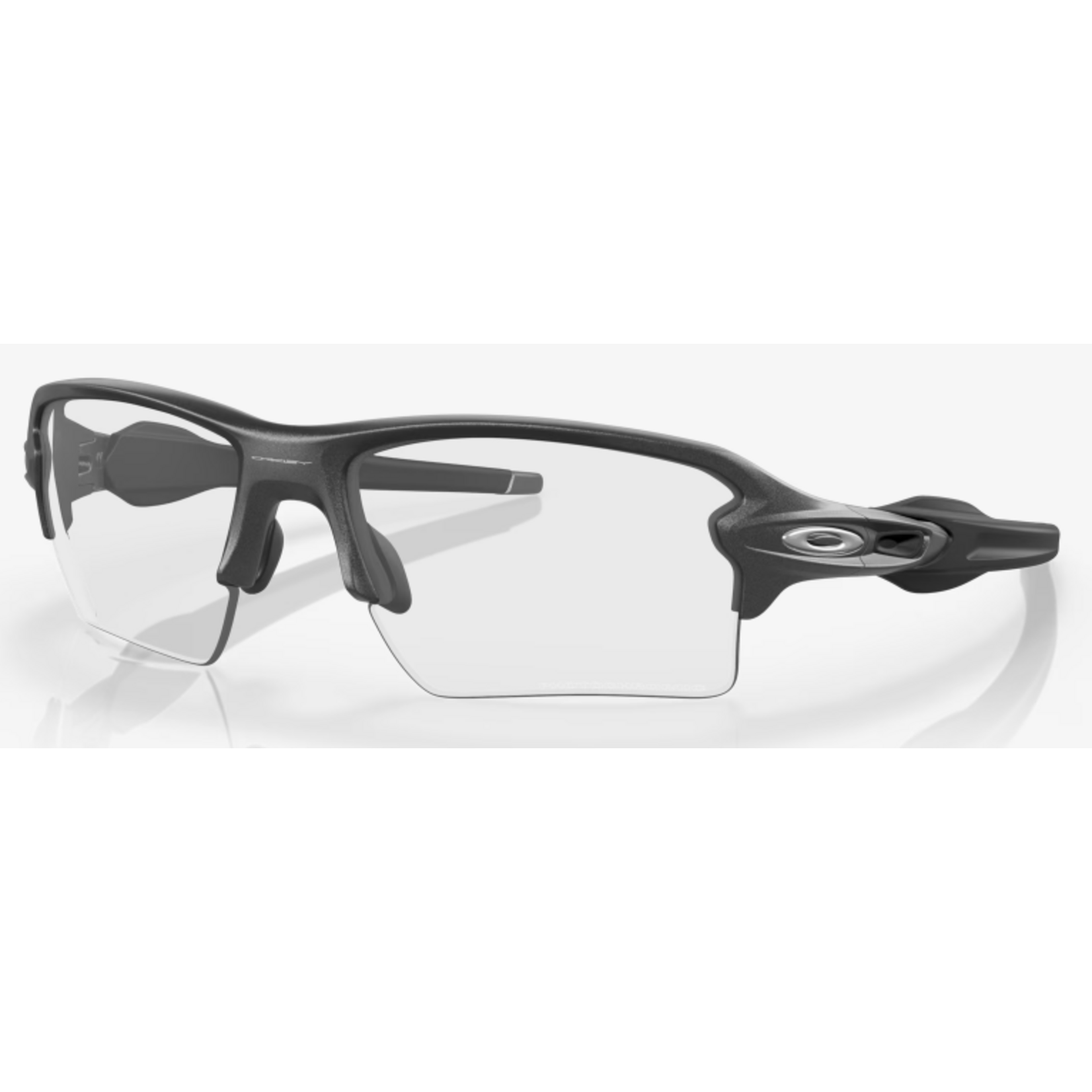 Oakley Oakley Lunette Flak 2.0 XL Steel w/Clear to Black Iridium Photochromic