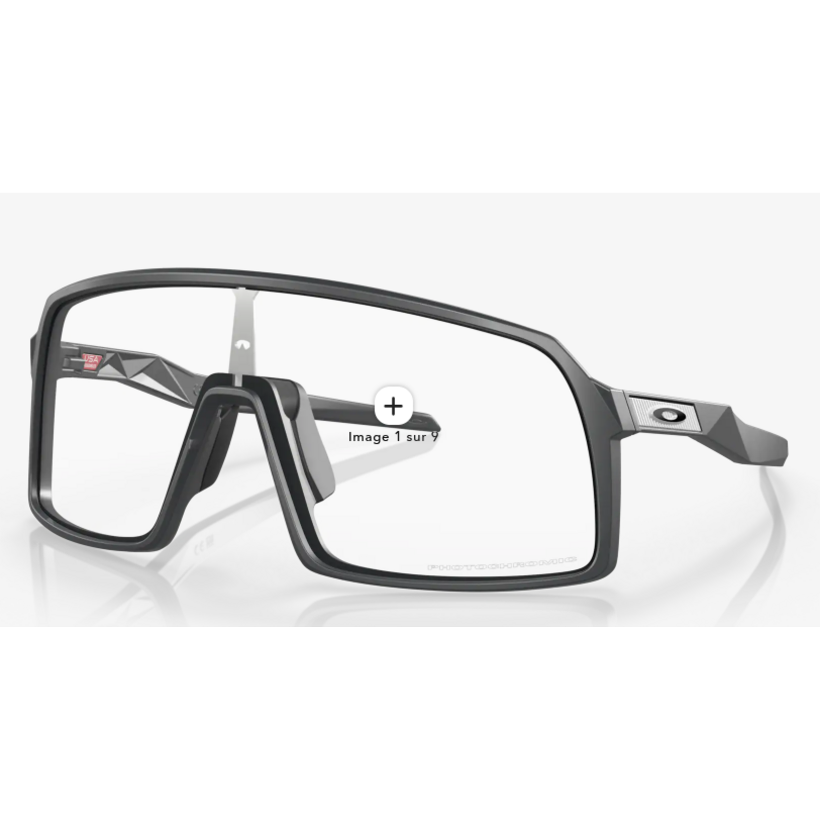 Oakley Sutro matte carbon/clear photochromic