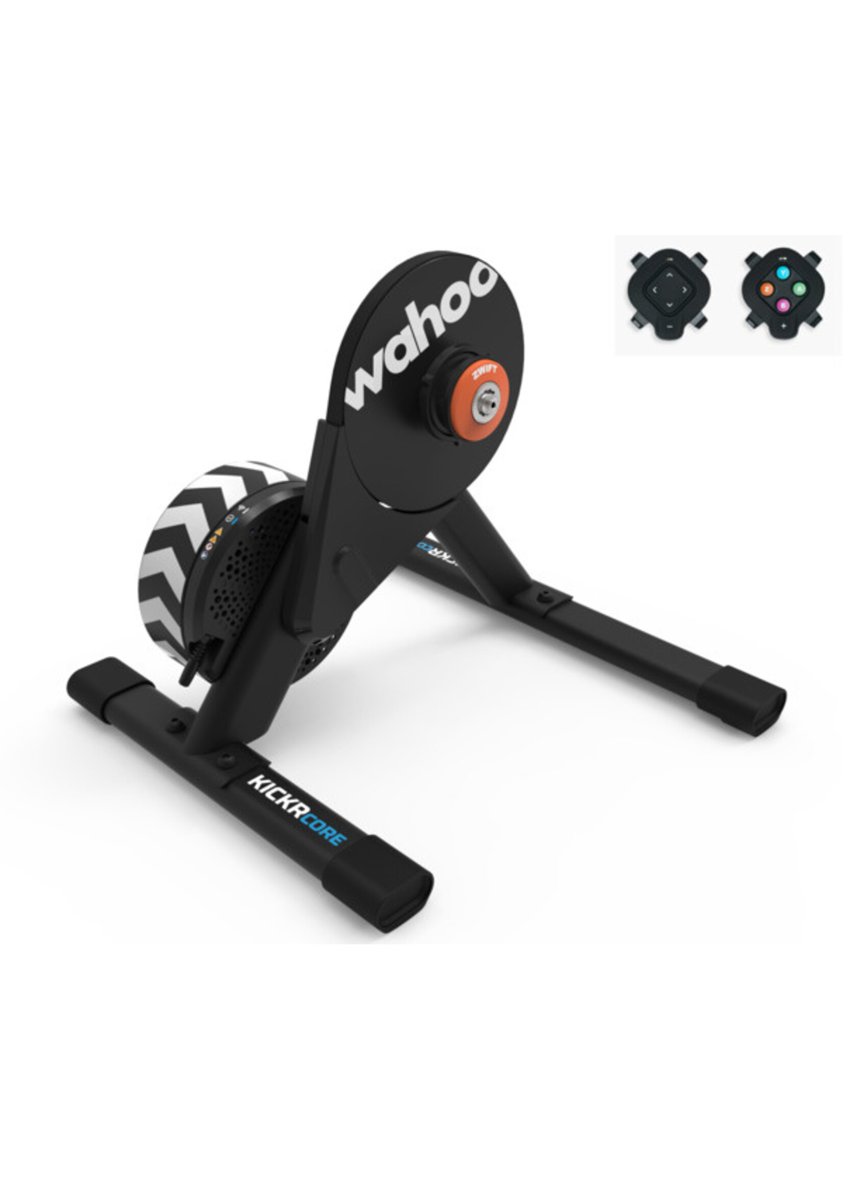 Base d'entrainement Wahho Kikr Core2 avec Zwift Cog et Click