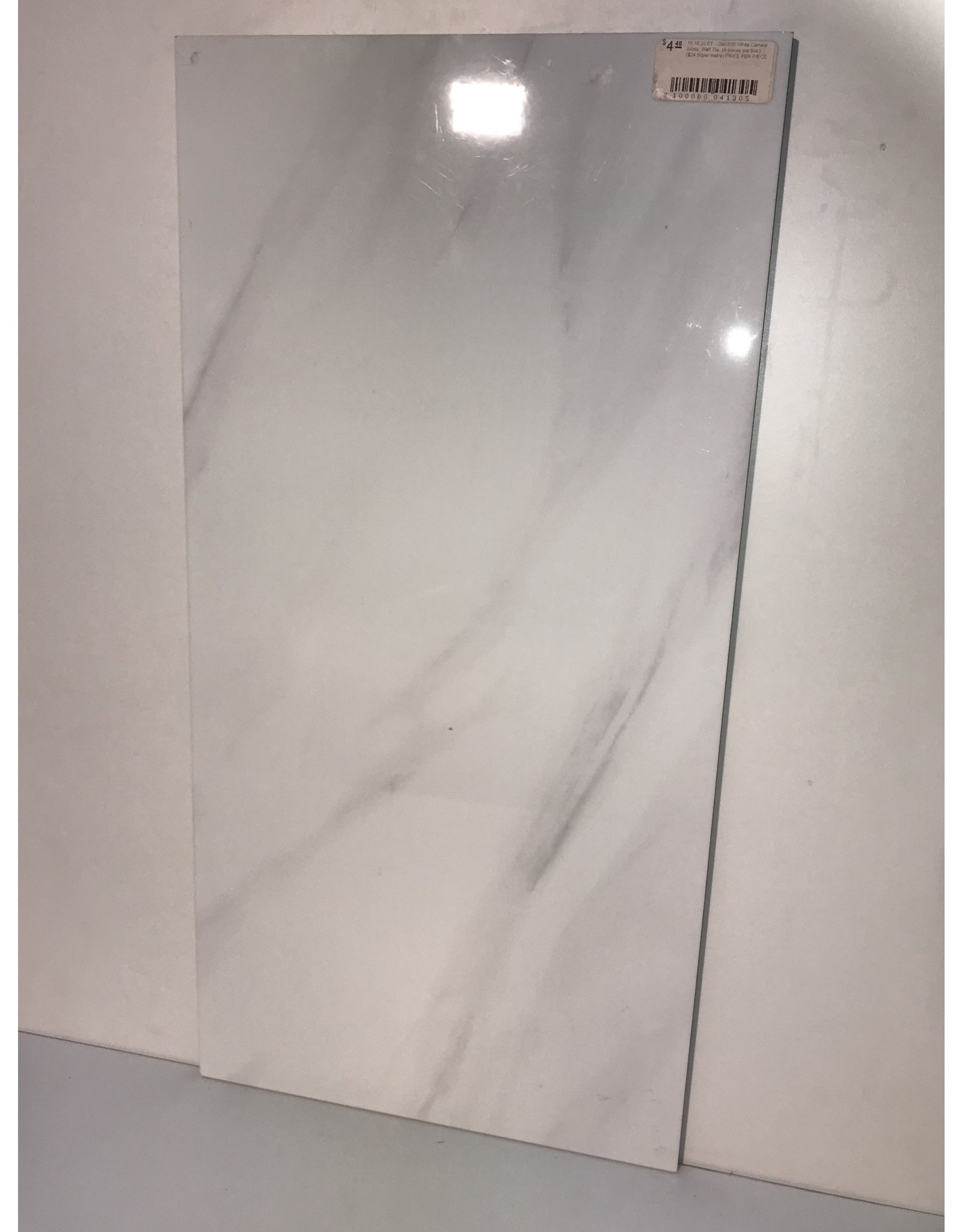 Eternity Tiles 299x600 White Carrara Gloss, Wall Tile, Price Per Piece