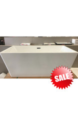 CLEARANCE CENTRE CLEARANCE - 1600mm, Charli Free Standing Bath - (RRP: $1559)