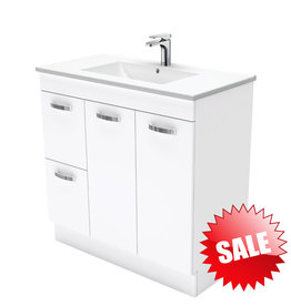 FIENZA 900mm, FIENZA, Dolce Vita Uni Cabinet with Kick, RIGHT HAND DRAWERS, - (RRP: $659)