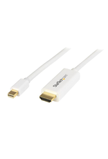 Startech Startech Mini DisplayPort to HDMI Converter Cable - 3 ft (1m) - 4K - White