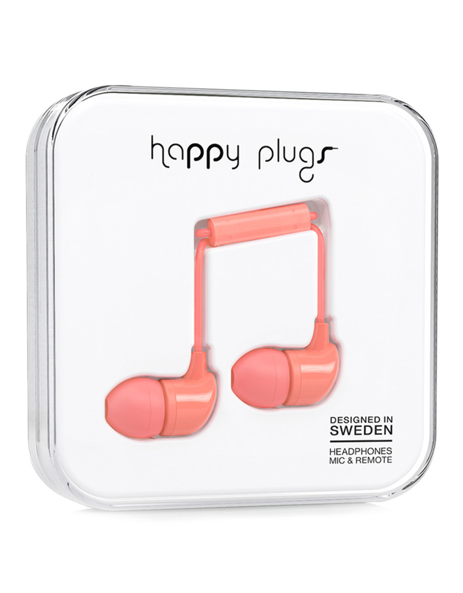 Happy Plugs Happy Plugs In-Ear Coral EOL