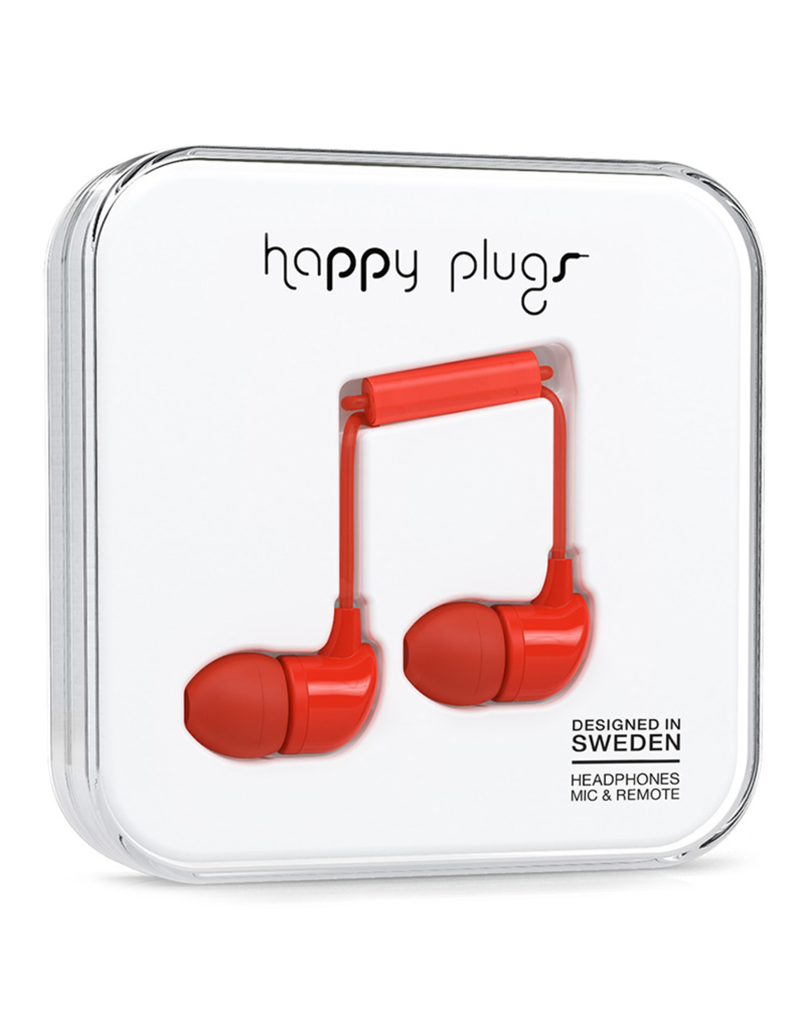 Happy Plugs Happy Plugs In-Ear Red EOL