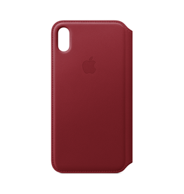 Apple Apple iPhone XS Max Leather Folio Red