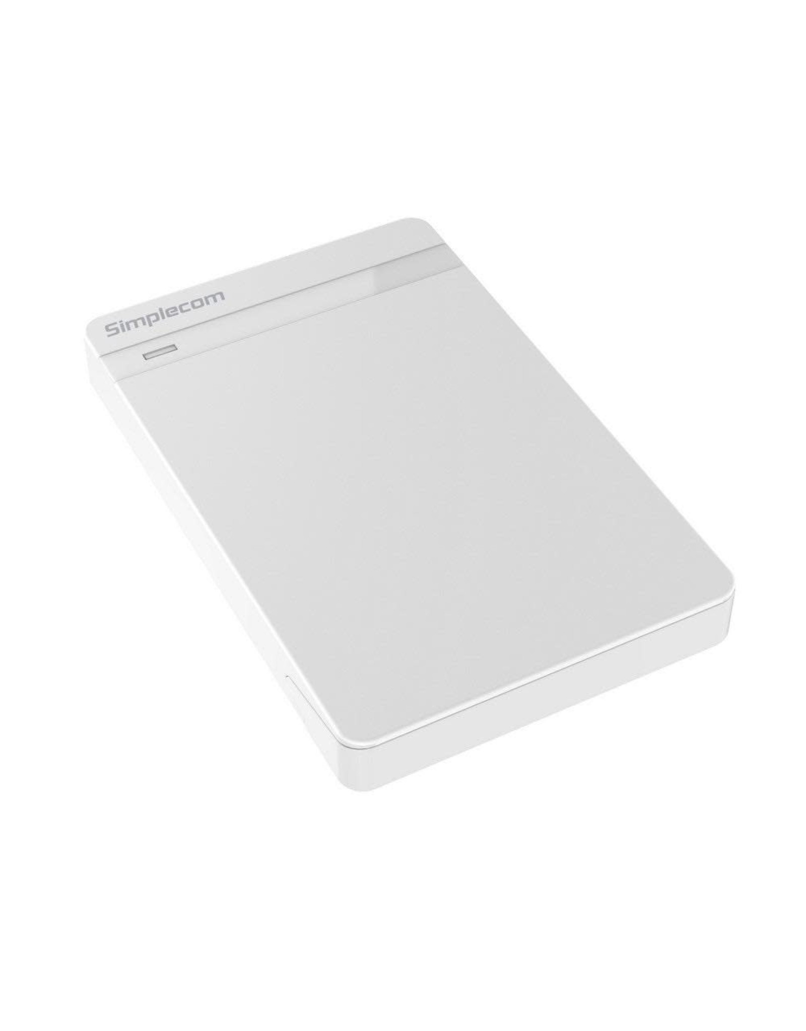 Simplecom Simplecom SE203 Tool Free 2.5" SATA HDD SSD to USB 3.0 Hard Drive Enclosure - WHITE