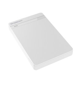 Simplecom Simplecom SE203 Tool Free 2.5" SATA HDD SSD to USB 3.0 Hard Drive Enclosure - WHITE