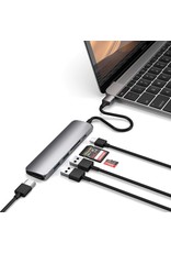 Satechi Satechi Slim USB-C MultiPort Adapter Version 2 - Space Grey