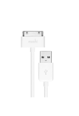 Moshi Moshi 30 pin to USB cable for iPhone/iPad/iPod - 1m