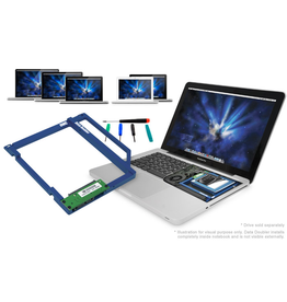 OWC OWC Laptop Optical Bay 2.5” Mount Kit Data Doubler Optical CD/DVD to SATA Drive Converter Bracket Solution