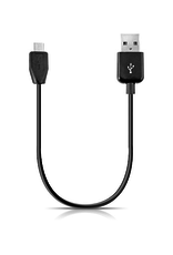 Radtech Radtech - USB Male to Micro USB Male 22cm - Black