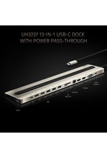 Aten ATEN USB-C Multiport Dock with Power Pass-Through - PD up to 85w - Single display 4k@30