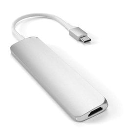 Satechi Satechi Slim Aluminium USB-C Multi-Port Adapter v2 Silver