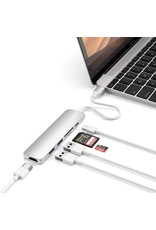 Satechi Satechi Slim Aluminium USB-C Multi-Port Adapter v2 Silver