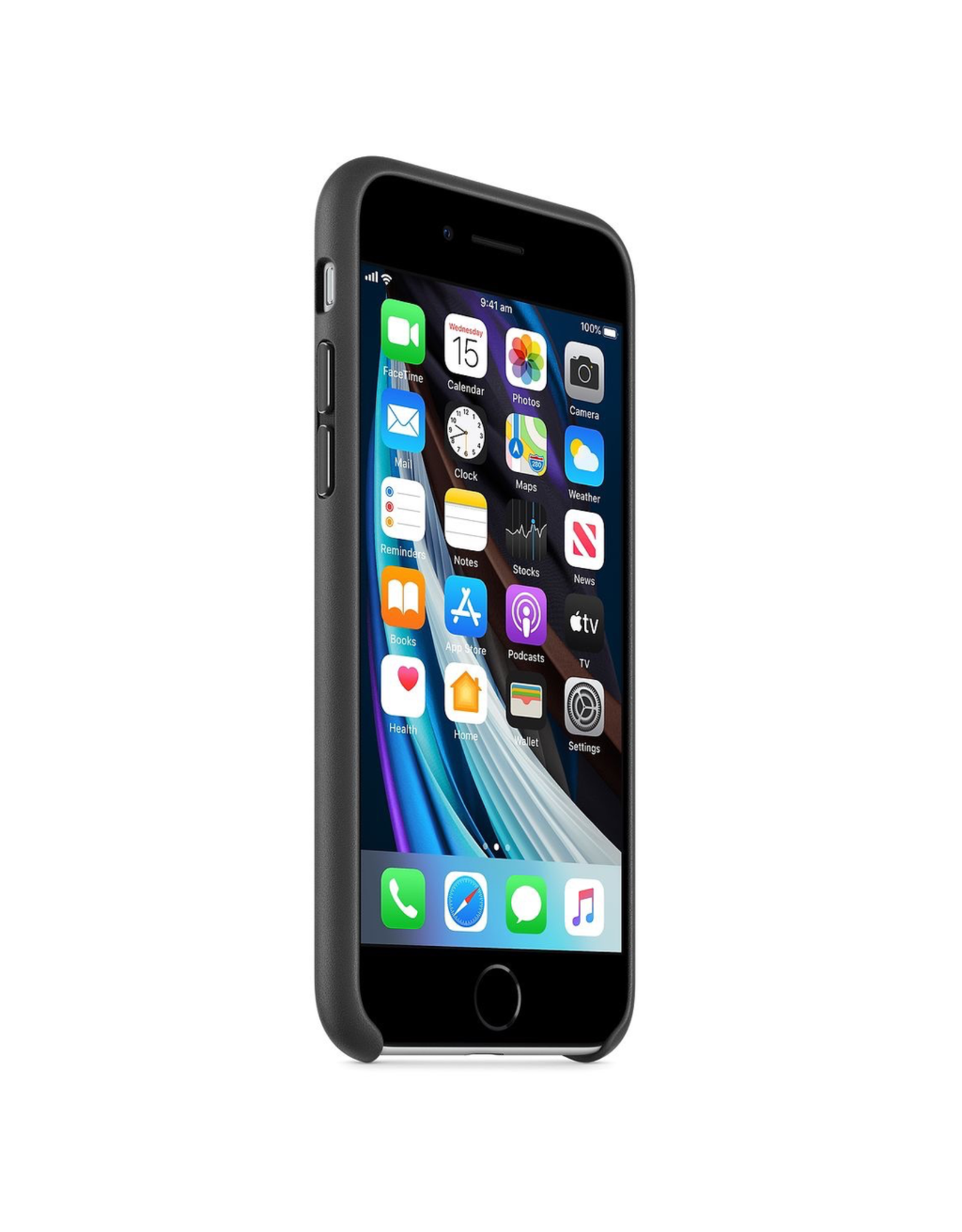 Apple Apple iPhone SE Leather Case - Black
