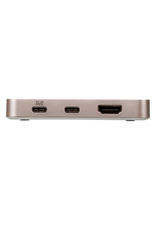 Aten ATEN USB-C 4K Ultra Mini Dock with Power Pass-through (60 watts), Connectors: 1xUSB-C DC-in, 1xUSB-C, 1xUSB 2.0 Type A, 1xUSB 3.2 Gen 1 Type A, 1xHDMI