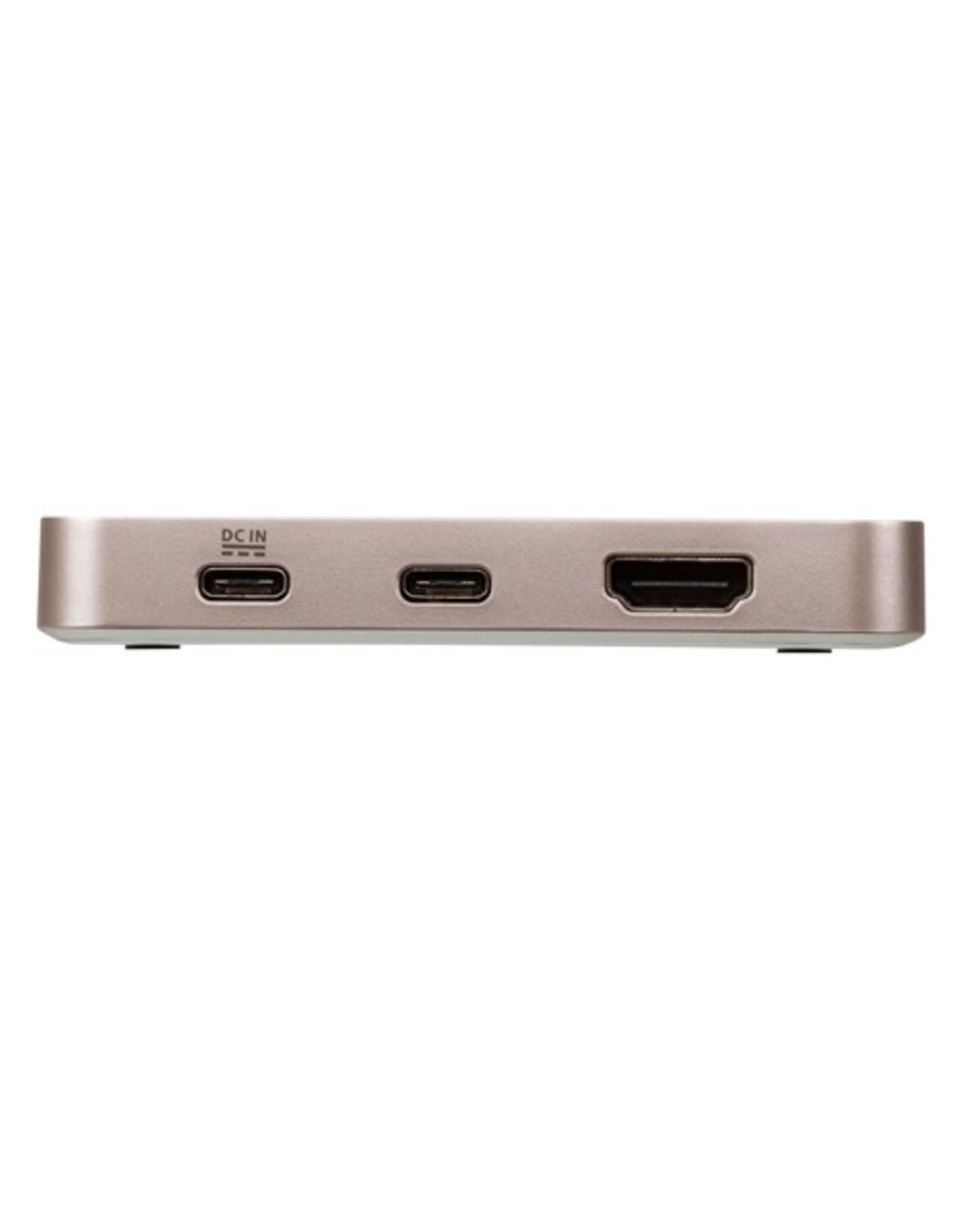 Aten ATEN USB-C 4K Ultra Mini Dock with Power Pass-through (60 watts), Connectors: 1xUSB-C DC-in, 1xUSB-C, 1xUSB 2.0 Type A, 1xUSB 3.2 Gen 1 Type A, 1xHDMI