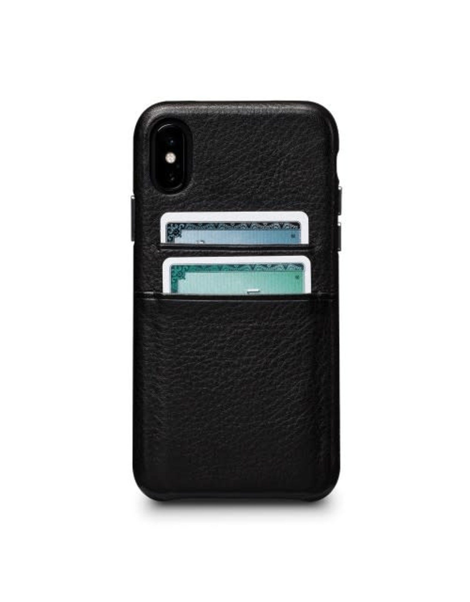 SENA Sena Bence Snap-on Leather Wallet case for iPhone X - Black EOL