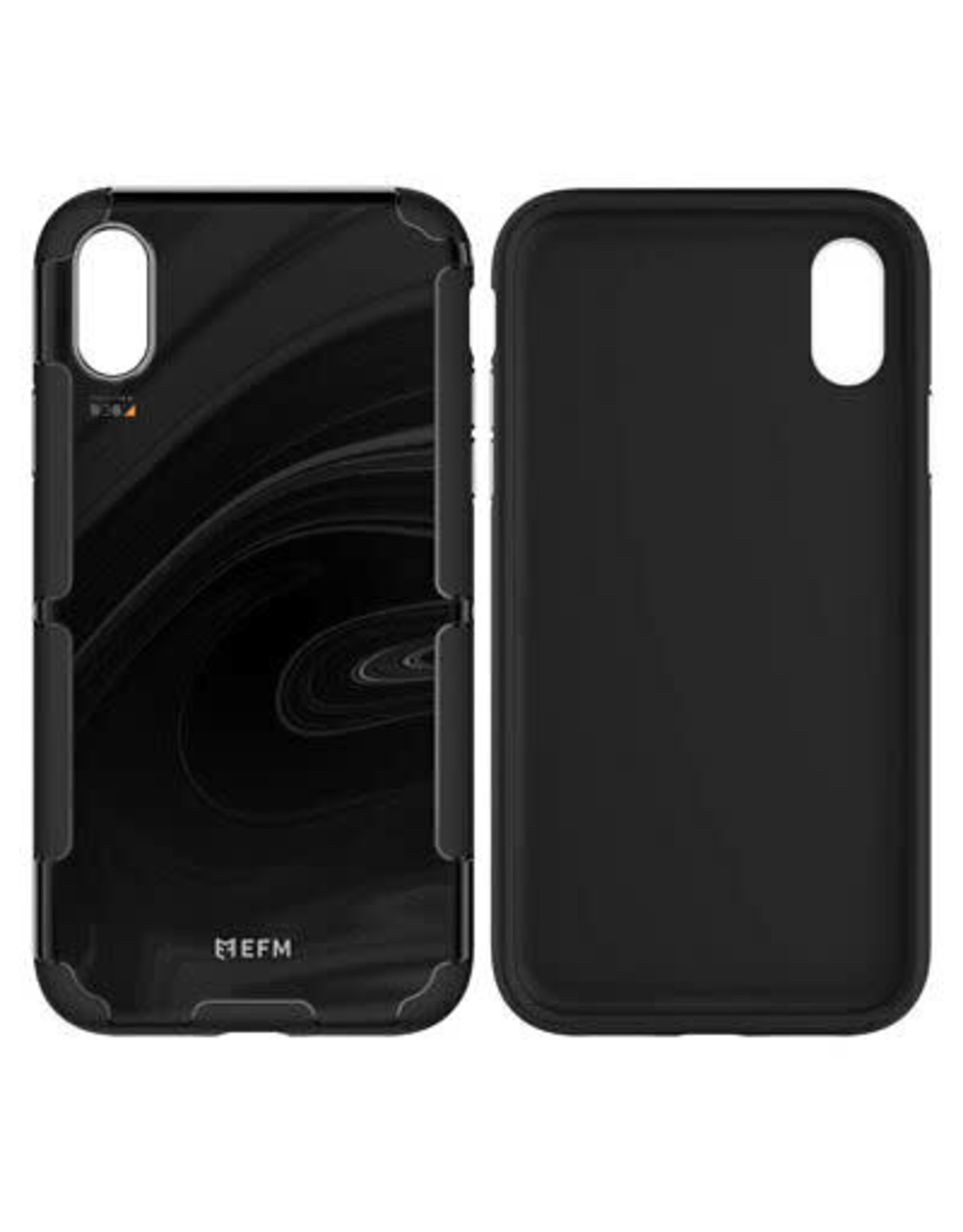 EFM EFM Cayman In-Style D3O Case Armour suits iPhone Xs Max  - Black Marble/Gold EOL