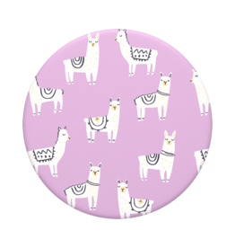 PopSockets PopSocket PopGrip Swappable PopTop - Lotsa Llama