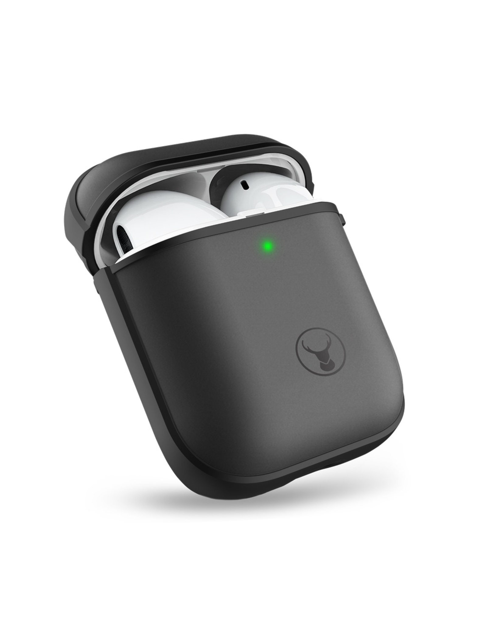 Bon.elk Bon.elk AirPods Edge Anti-Shock Dual Injected Case - Black/Smoke