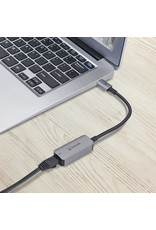 Bon.elk Bon.elk Long-Life USB-C to Gigabit Ethernet Adapter - 15cm - Space Grey