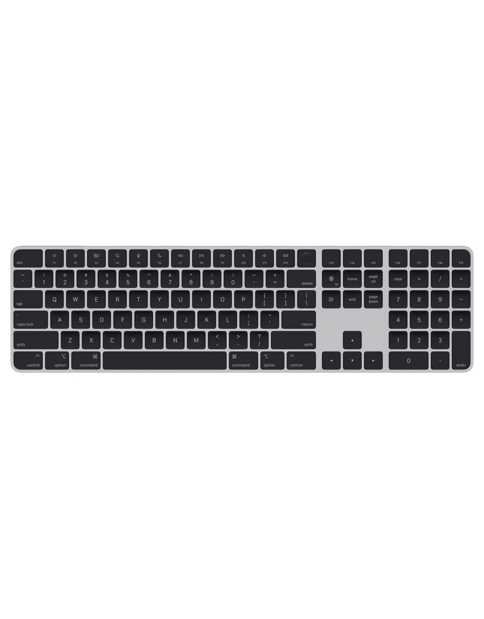 Apple Magic Keyboard with Touch ID and Numeric Keypad for Mac models with Apple silicon - US English - Black Keys