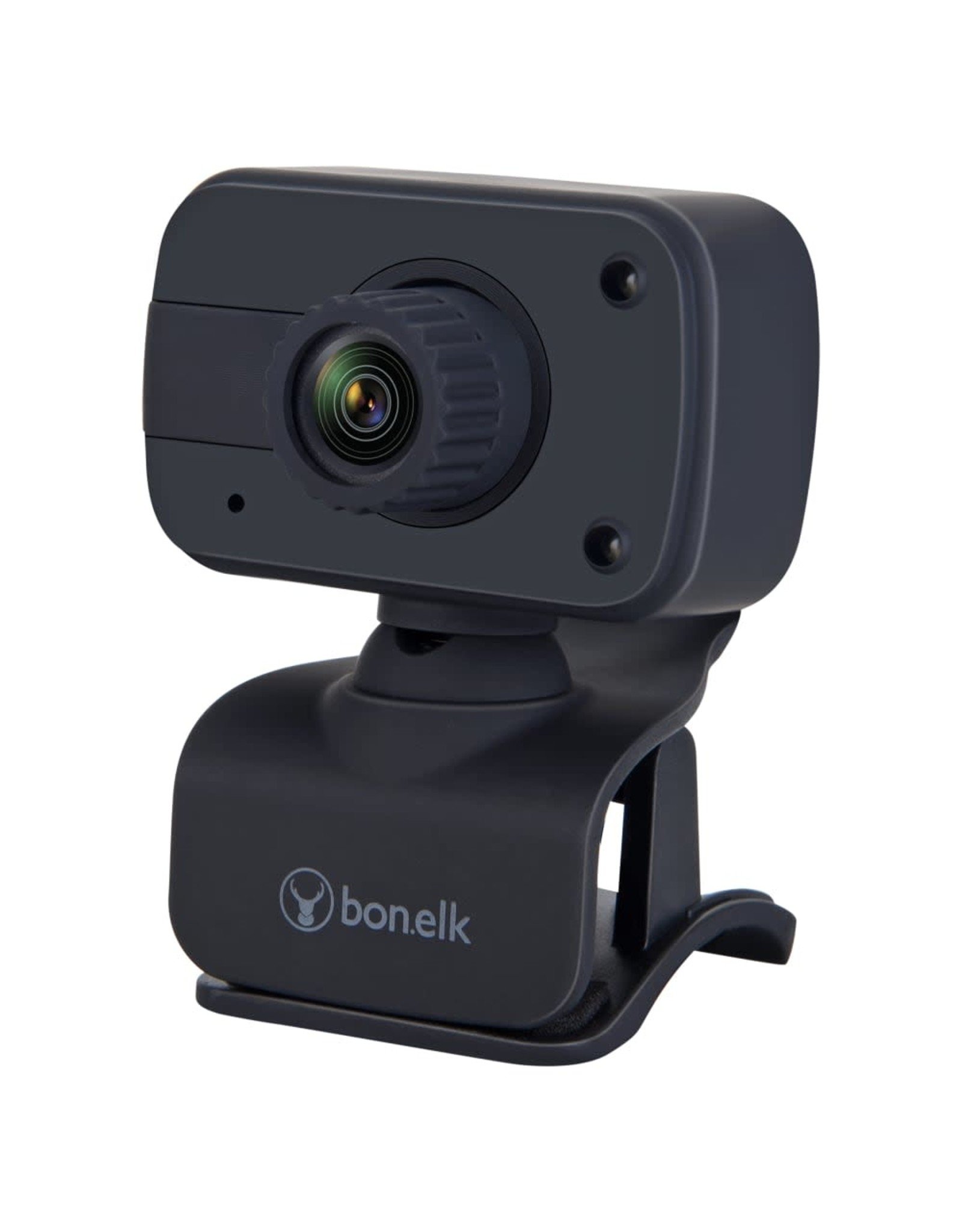 Bon.elk Bon.elk USB Webcam, Clip On, 1080p - Black