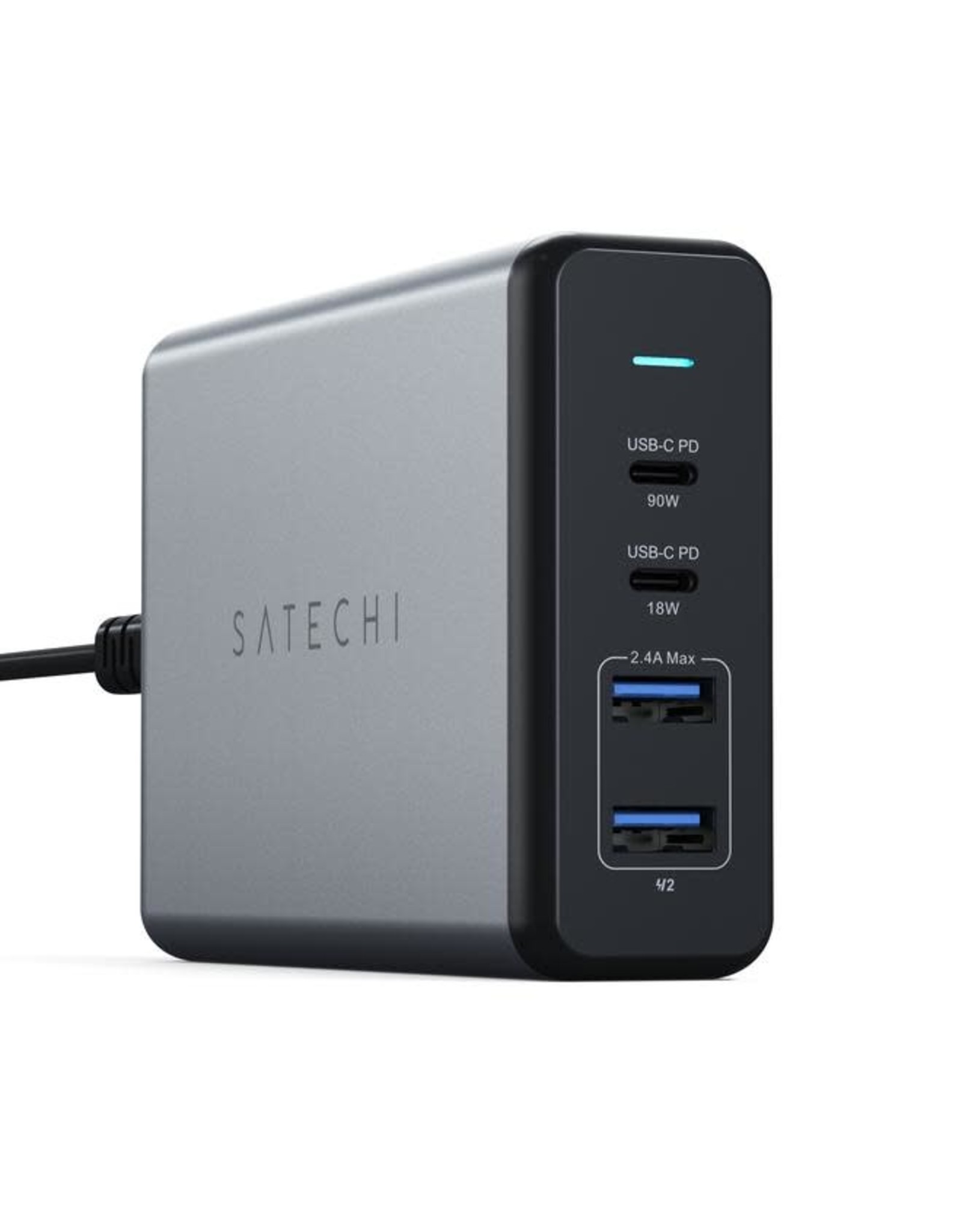 Satechi Satechi 108W Pro USB-C PD Desktop Charger - Space Grey